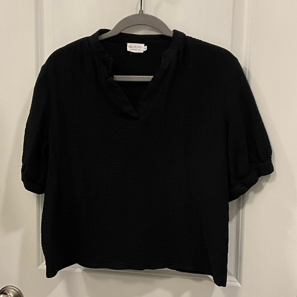 Chic Black Women's Blouse